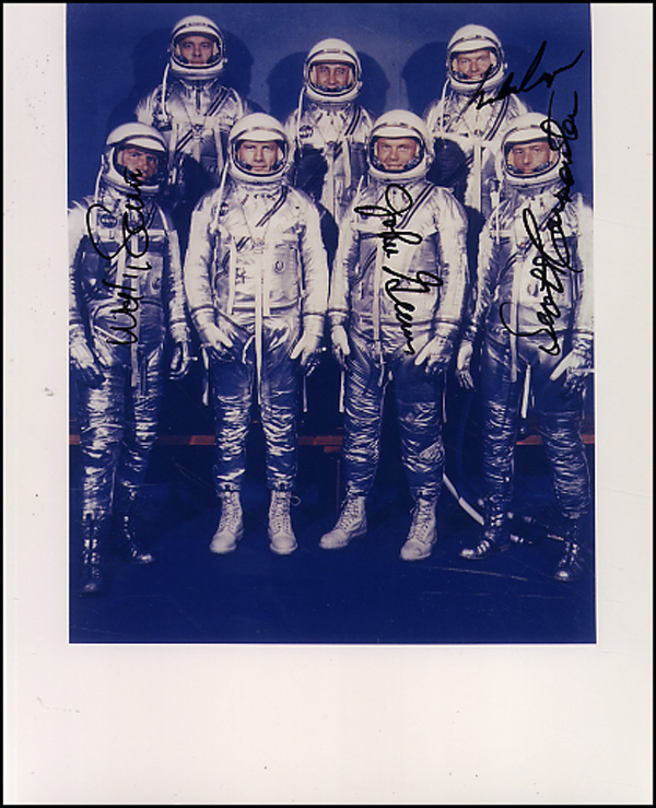 Lot 357 Mercury Astronauts