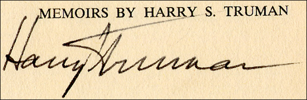 Lot 85 Harry S. Truman