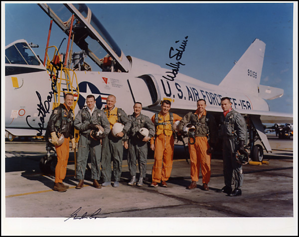 Lot 358 Mercury Astronauts