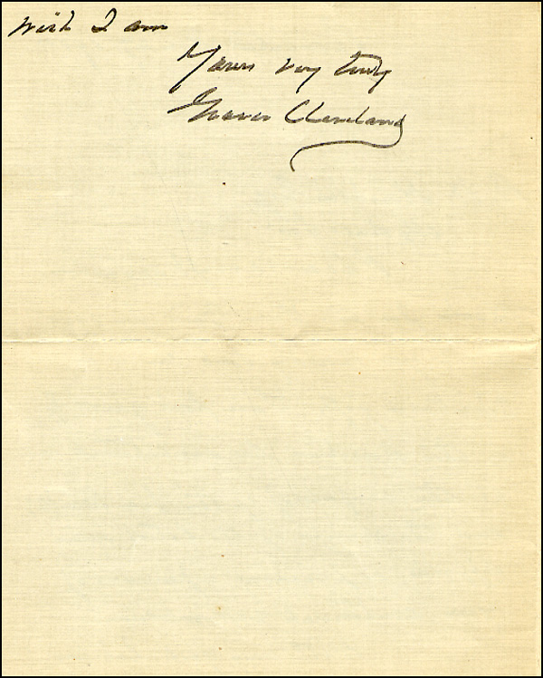 Lot 22 Grover Cleveland