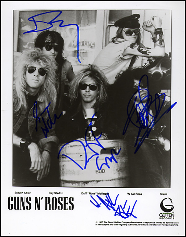 Lot 665 Guns N’ Roses