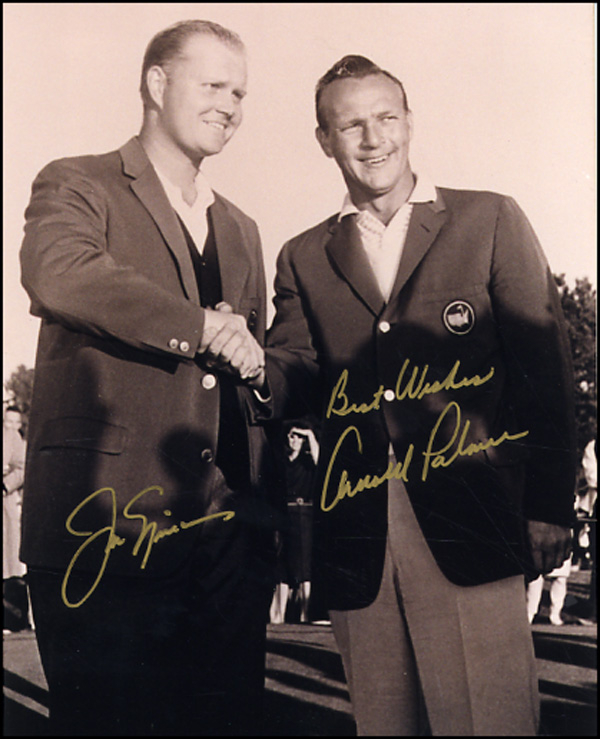 Lot 2249 Arnold Palmer and Jack Nicklaus