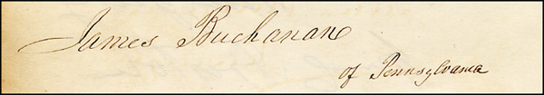Lot 3 James Buchanan