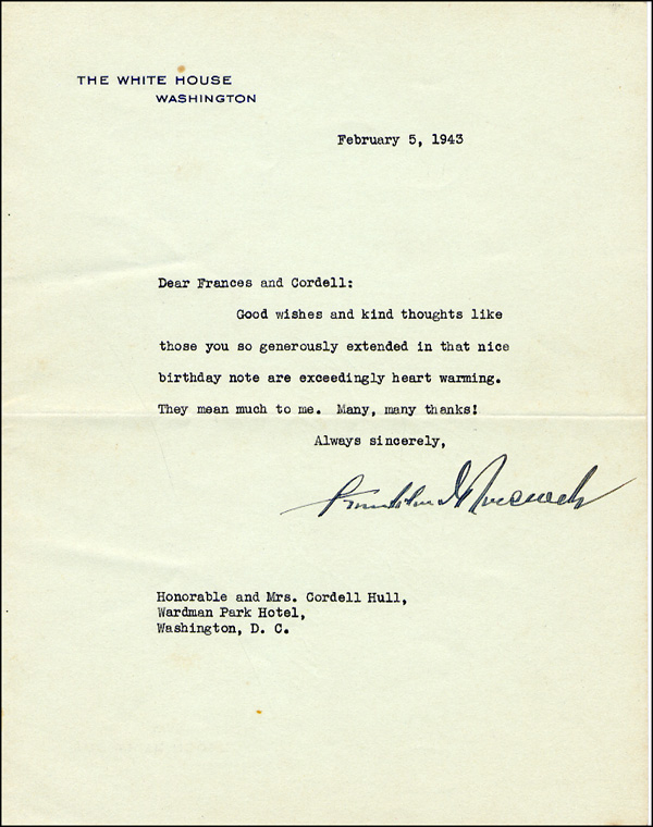 Lot 79 Franklin D. Roosevelt