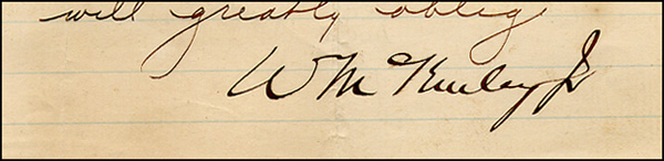 Lot 63 William McKinley