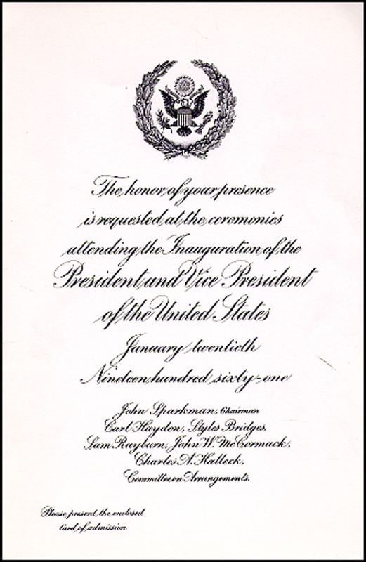 Lot 52 John F. Kennedy and Lyndon Johnson