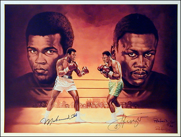 Lot 2120 Muhammad Ali and Joe Frazier