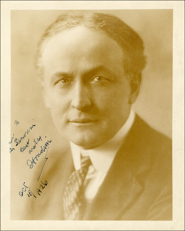 Lot 1422 Harry Houdini