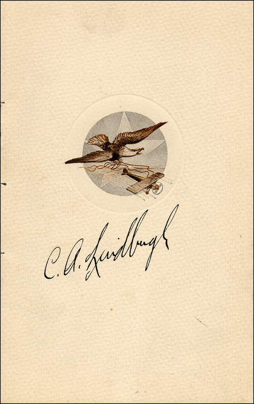 Lot 352 Charles Lindbergh