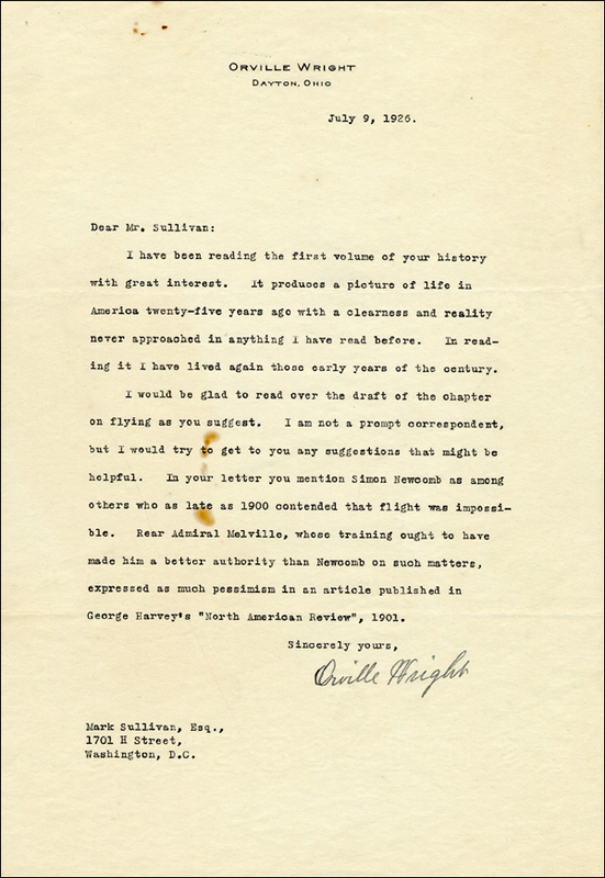 Lot 375 Orville Wright