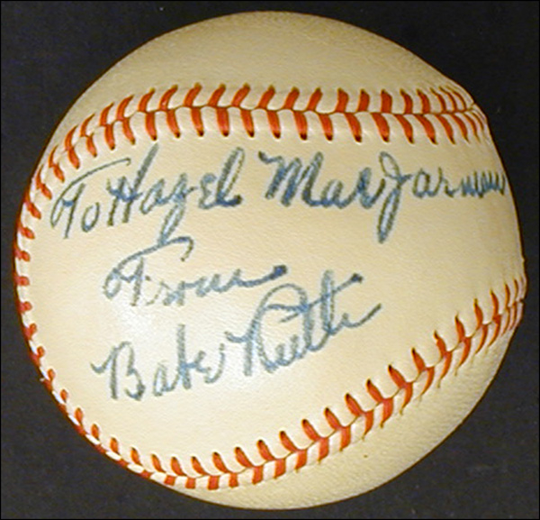 Lot 2266 Babe Ruth