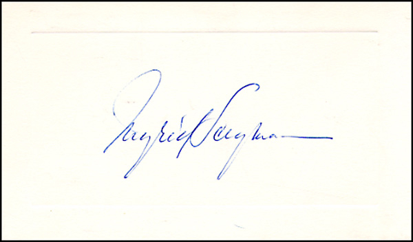 Lot 986 Ingrid Bergman
