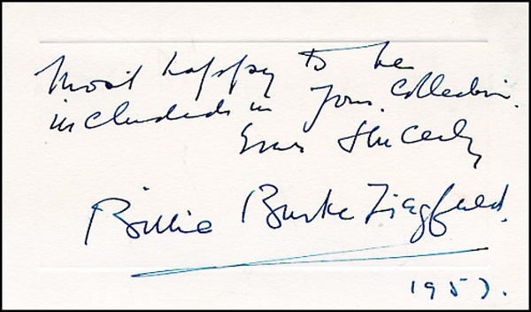 Lot 2078 Wizard of Oz: Billie Burke