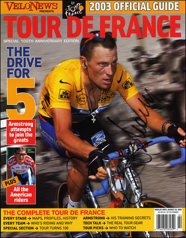 Lot 2125 Lance Armstrong