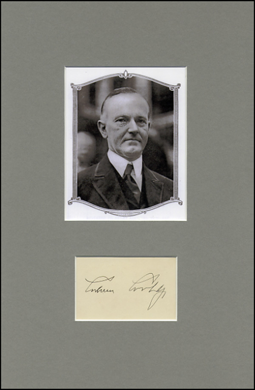 Lot 30 Calvin Coolidge