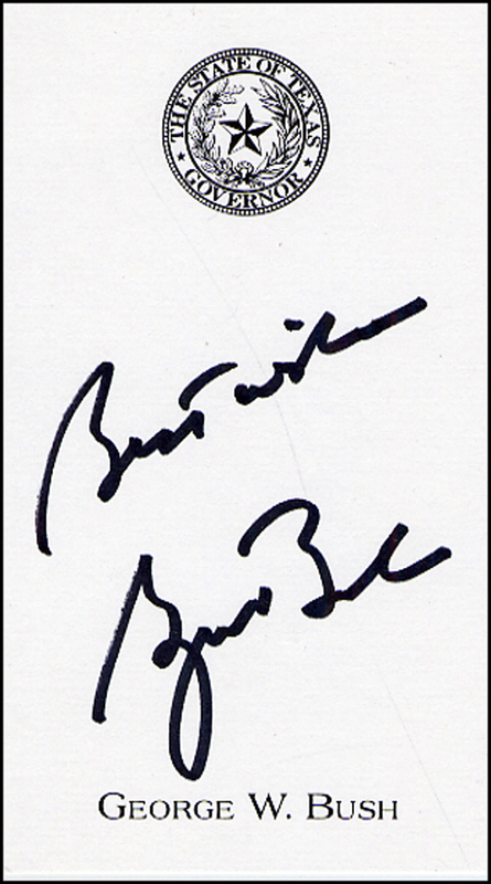 Lot 11 George W. Bush