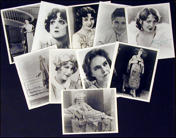 Lot 1863 Silent Film Stars