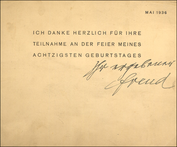 Lot 153 Sigmund Freud