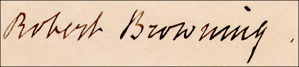 Lot 385 Robert Browning