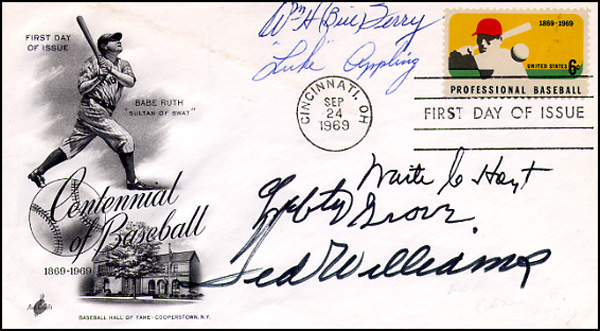 Lot 2136 Baseball Hall of Famers