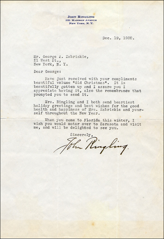 Lot 1806 John Ringling