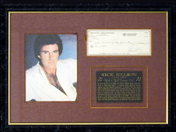 Lot 744 Rick Nelson