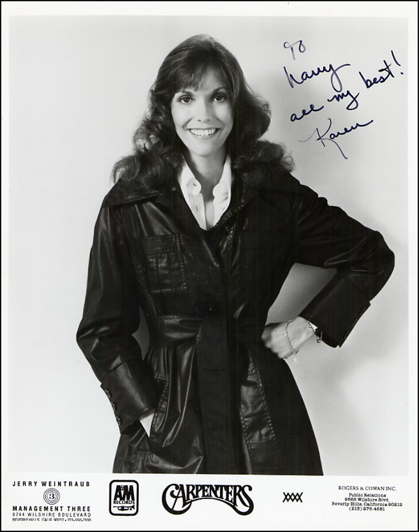 Lot 583 Karen Carpenter