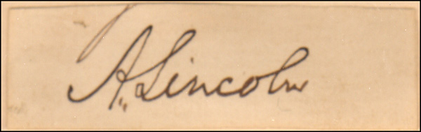 Lot 59 Abraham Lincoln