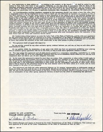 Lot #2179 Don Drysdale - Image 1