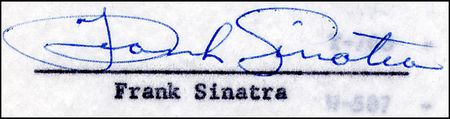 Lot #823 Frank Sinatra - Image 1