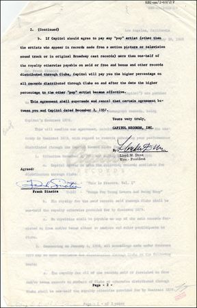 Lot #823 Frank Sinatra - Image 2
