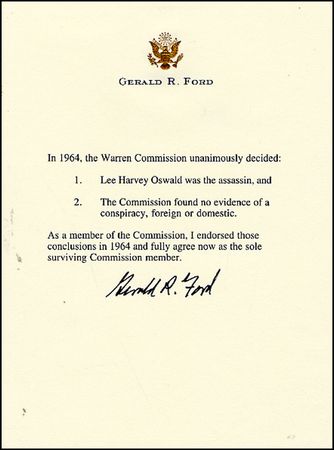 Lot #37 Gerald Ford