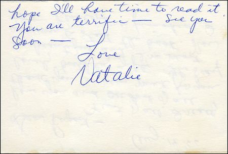 Lot #2102 Natalie Wood - Image 1