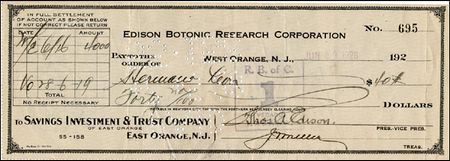 Lot #134 Thomas Edison - Image 1