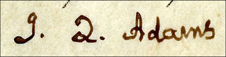 Lot #2 John Quincy Adams
