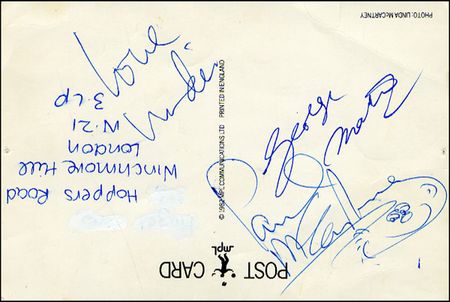 Lot #728 Paul and Linda McCartney - Image 1