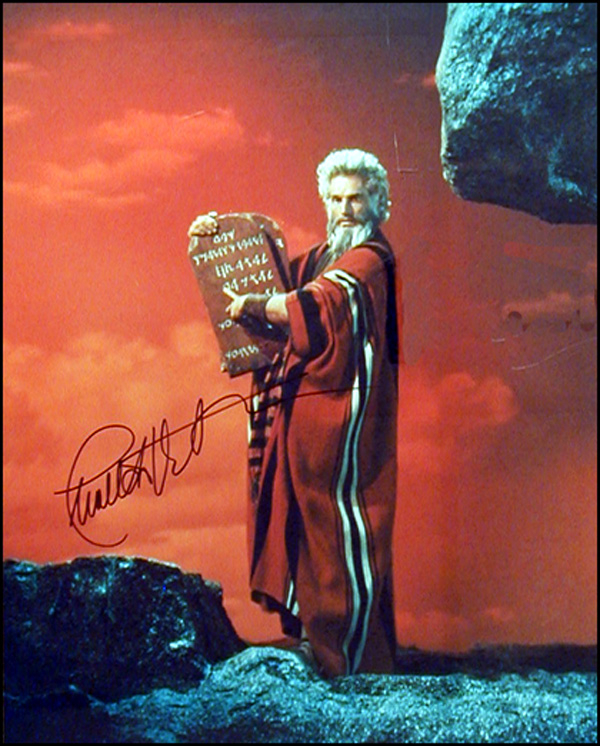 Lot 1455 Charlton Heston