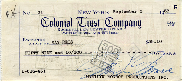 Lot 1706 Marilyn Monroe