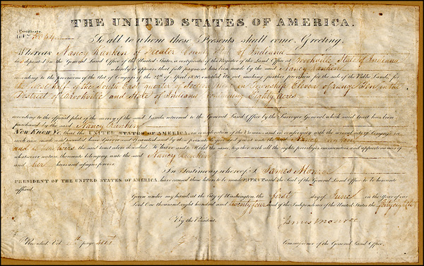 Lot 72 James Monroe