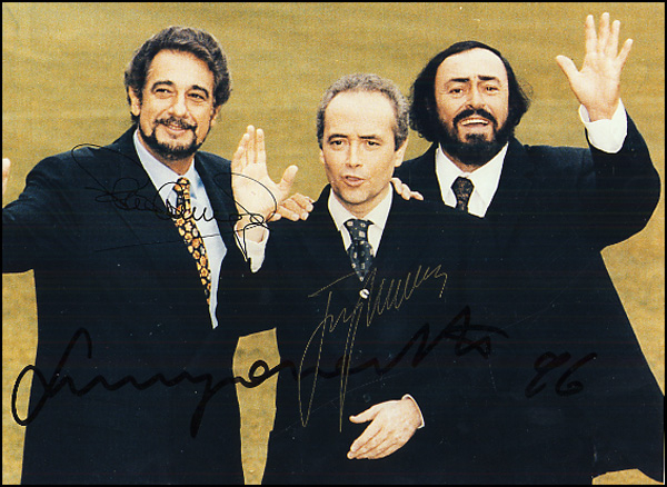 Lot 887 Three Tenors