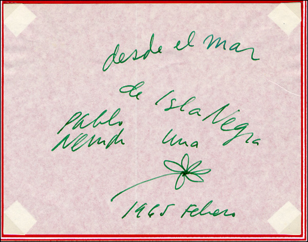 Lot 537 Pablo Neruda