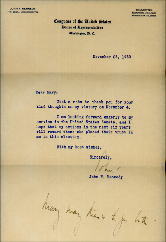 Lot 54 John F. Kennedy