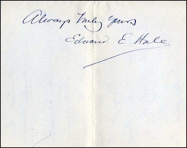 Lot 498 Edward Everett Hale