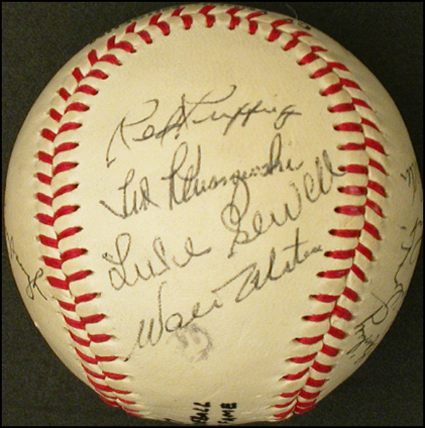 Lot 2162 Baseball Hall Of Famers