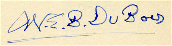 Lot 484 W. E. B. DuBois