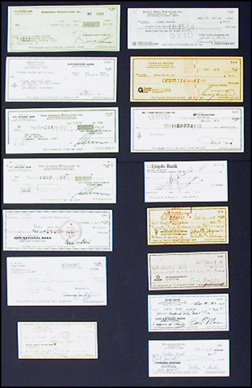 Lot 809 Musician Checks