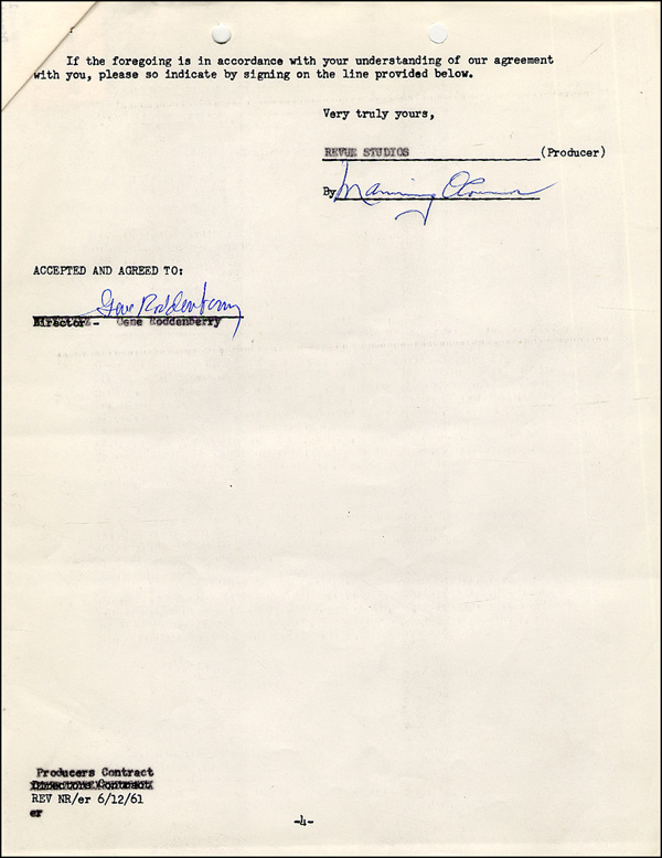 Lot 1944 Star Trek: Roddenberry, Gene