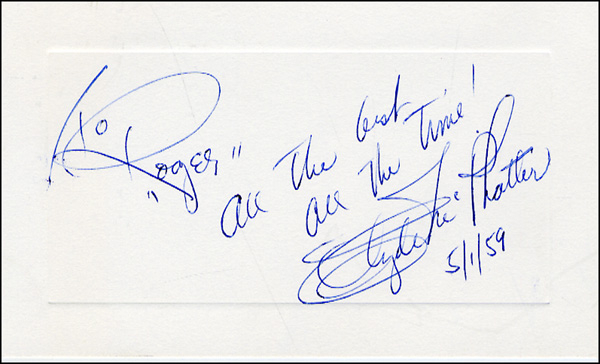 Lot 798 Clyde McPhatter