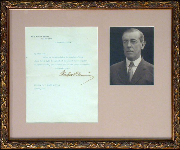 Lot 109 Woodrow Wilson