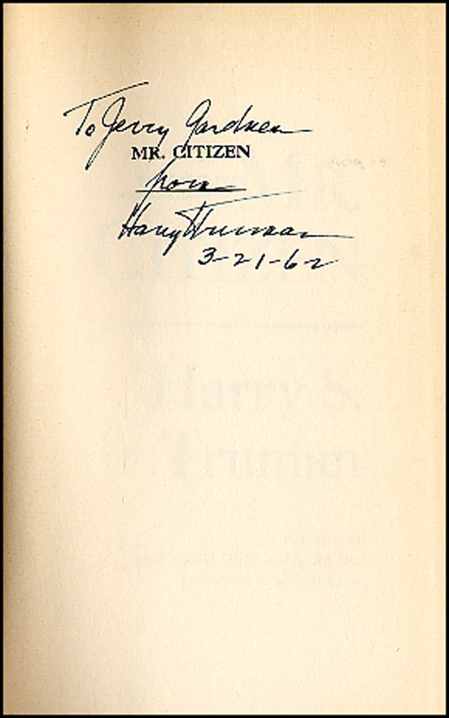 Lot 104 Harry S. Truman